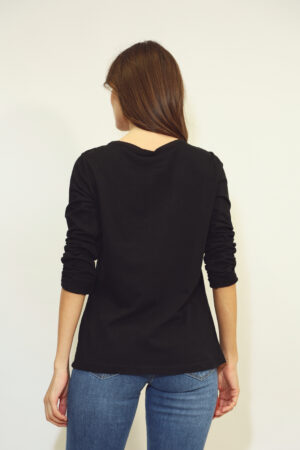 חולצה טי שירט Lily | שחור