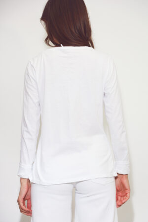 חולצה טי שירט Lily | לבן