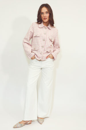 בלייזר קלאסי Mika | ורוד