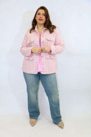 בלייזר קלאסי Mika | ורוד