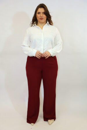 חולצה עם לבבות Adèle| לבן