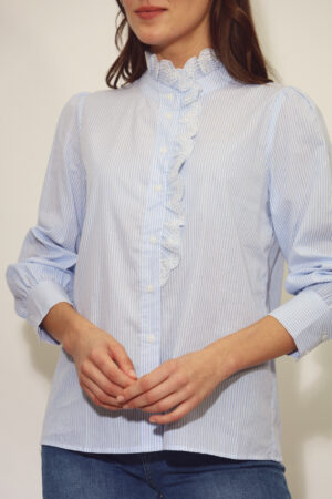 חולצה עם פסים Léna | כחול