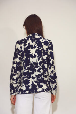 חולצה עם הדפס פרחוני Édith| כחול