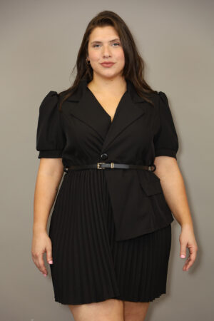 שמלה בלייזר Lévana | שחור – IV-AC121268-BLACK