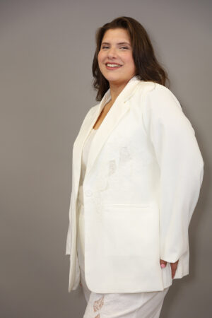 בלייזר קלאסי Noemi | לבן