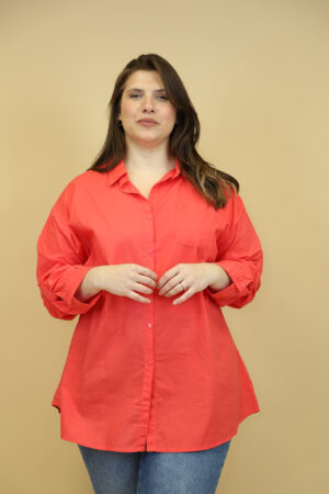 חולצה מכופתרת Joëlle | קוראל