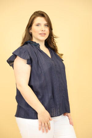 טופ Suzanne | כחול