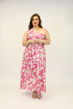 שמלה מקסי Anne | פוקציה