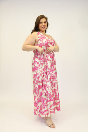 שמלה מקסי Anne | פוקציה