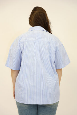 חולצה עם רקמה Jade | כחול