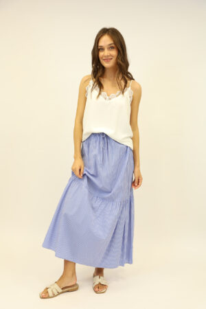 טופ תחרה Corine | לבן