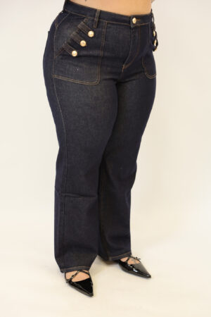 ג'ינס Wide Leg Stretch Iris | DENIM