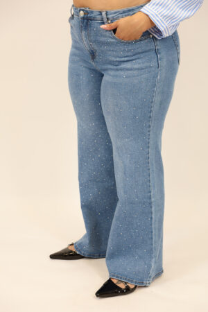 ג'ינס Palazzo Stretch Alma | כחול