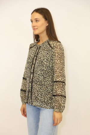 חולצת קלילה ואוורירית Nina | מנומרת