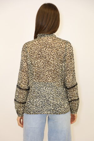 חולצת קלילה ואוורירית Nina | מנומרת