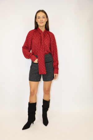 מכנסי שורטס Elena | שחור – ML-M569-2077-BLACK