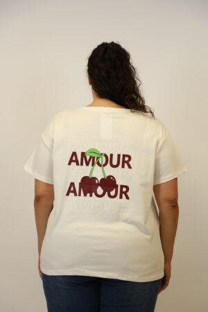 חולצת טי שירט Lily | לבן