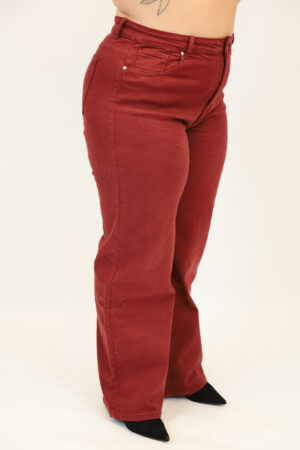 מכנסיים גינס Dalit | בורדו