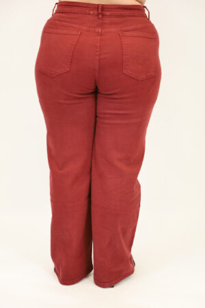 מכנסיים גינס Dalit | בורדו