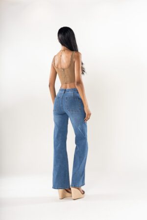 גינס Flare Chloé | כחול בינוני