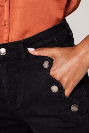 גינס Flare Chloé | שחור