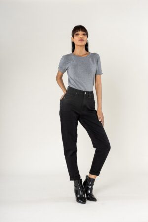 גינס MOM Lou | שחור