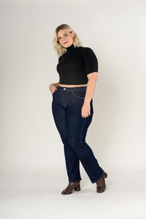 מכנסי גינס Straight Mila | כחול DENIM