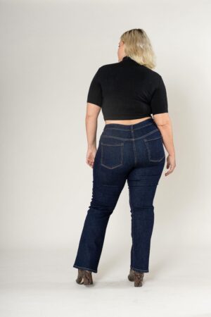 מכנסי גינס Straight Mila | כחול DENIM