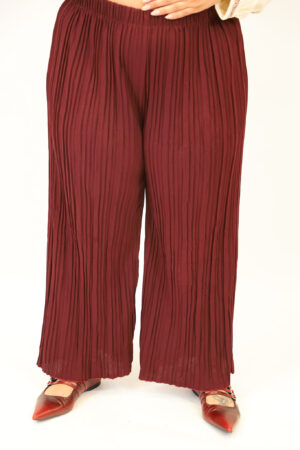 מכנסיים לוז Edna | בורדו