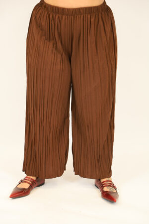 מכנסיים לוז Edna | חום