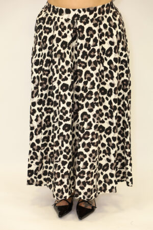 חצאית מקסי מנומרת Gladys | שחור