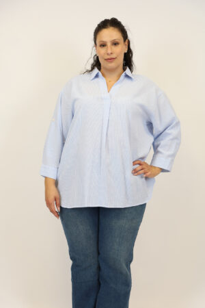 חולצה פסים Corinne | כחול