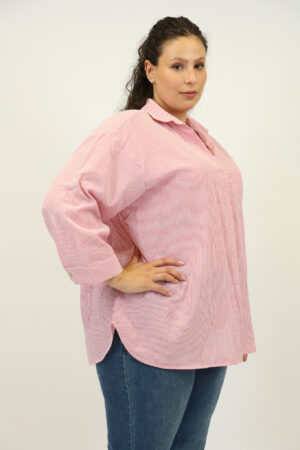 חולצה פסים Corinne | אדום