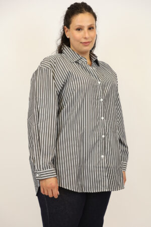 חולצה פסים Édith | שחור