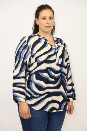 חולצה הדפס Amélie | כחול