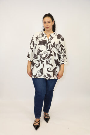 חולצה הדפס Ophélie | שחור