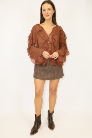 חולצת Valentina | קפה