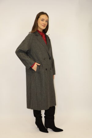 מעיל ארוך Célia | אפור