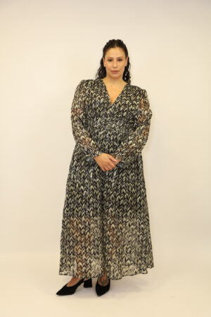 שמלה מקסי Lina | שחור