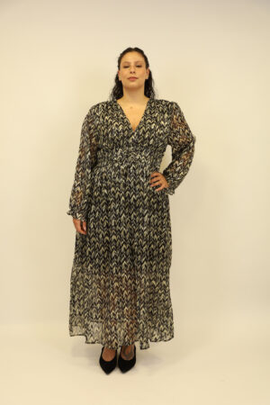 שמלה מקסי Lina | שחור