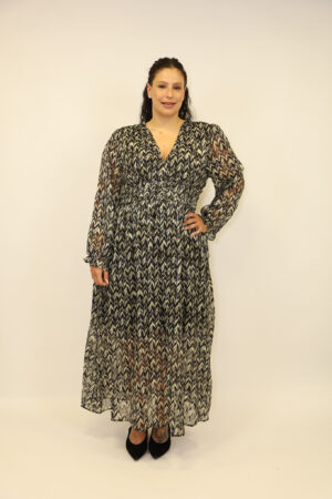 שמלה מקסי Lina | שחור