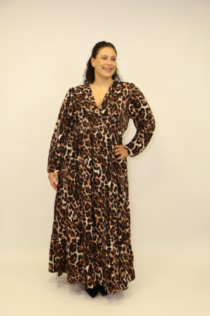 שמלה מקסי Nina | נמר