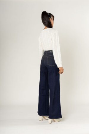 מכנסי גינס Super Wide Ambre | כחול