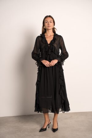 שמלה מקסי Emy | שחור