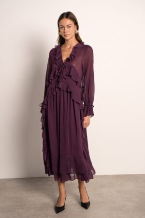 שמלה מקסי Emy | בורדו