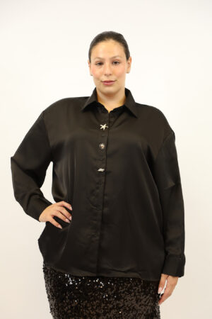 חולצה סטאן Donna | שחור