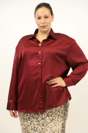 חולצה סטאן Donna | בורדו