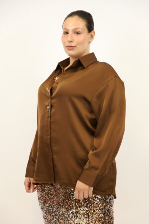 חולצה סטאן Donna | קפה