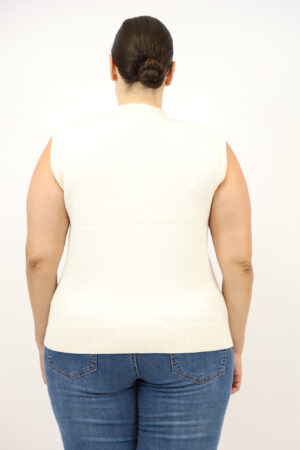 סריג ללא שרוולים Karen|קרם