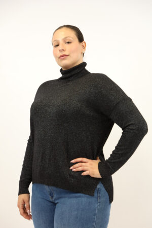 סריג אוברסייז Kylie | שחור